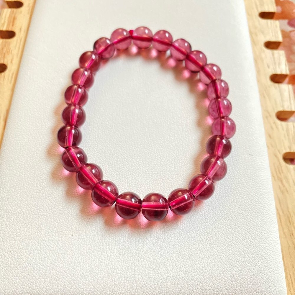 Pink Beaded Bracelet